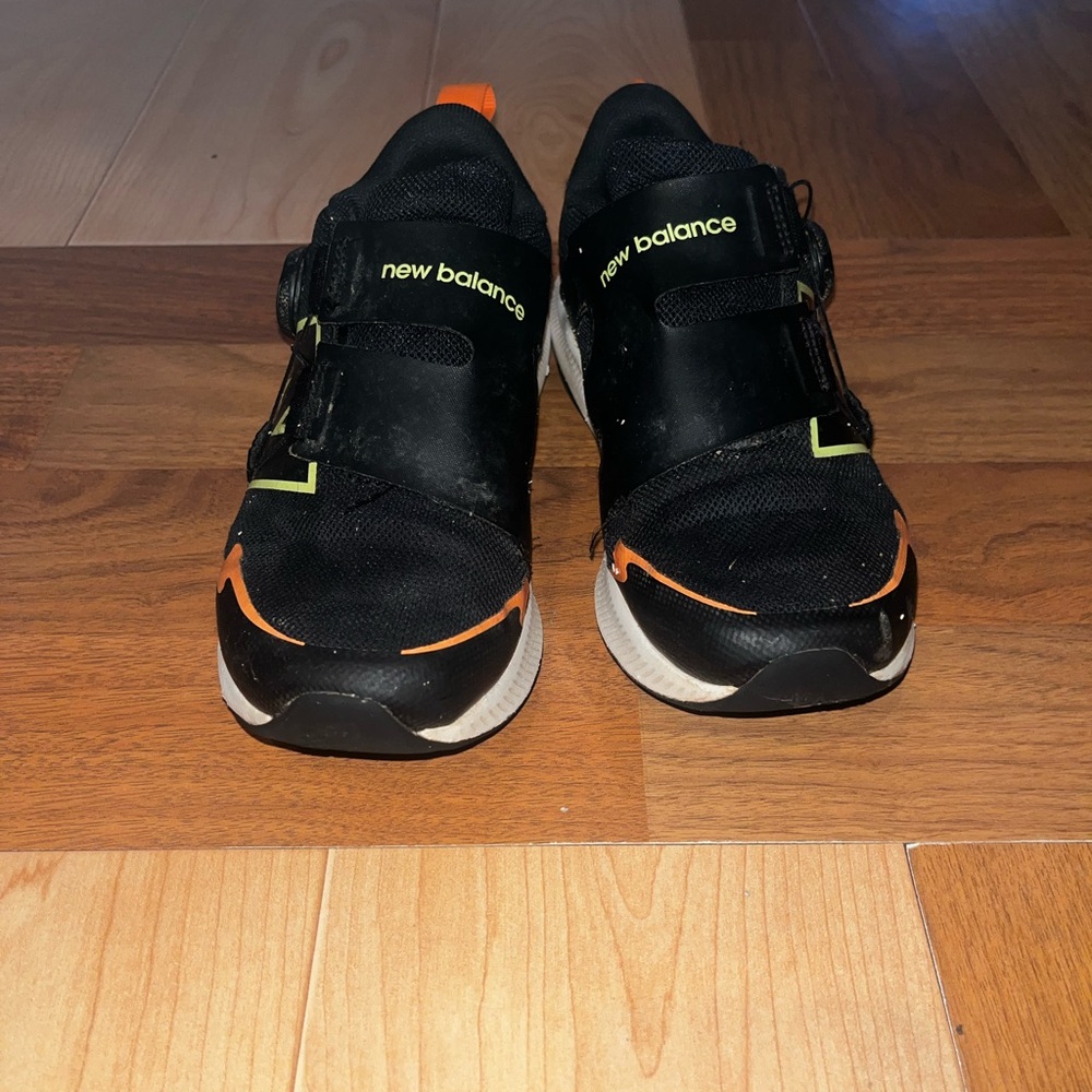 New Balance Black and Orange Sneakers